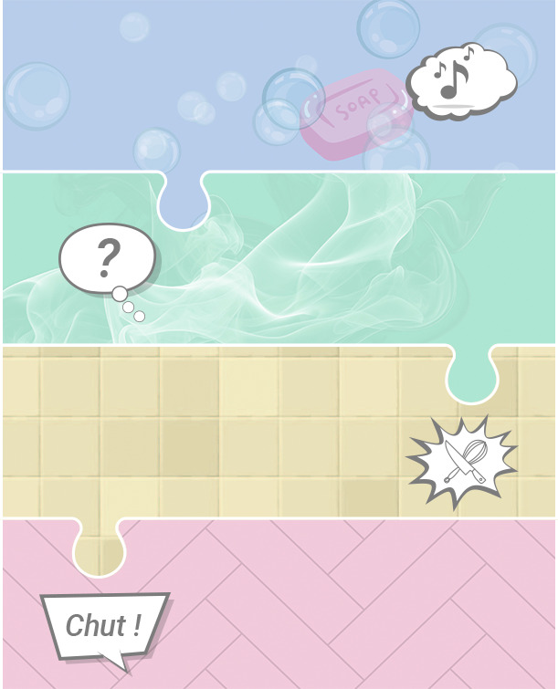 Fond action game puzzle